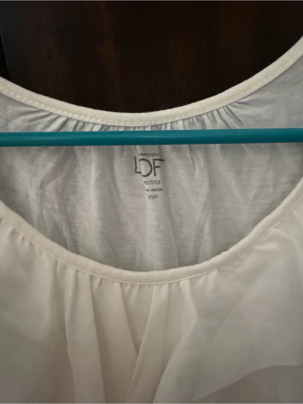 LOF Cream Layered Ruffle Camisole - Picture 2 of 2
